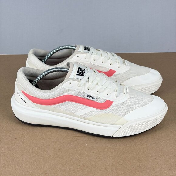 Vans Ultrarange MTE 2.0 Athletic Shoes Mens 8.5 Womens 10 White Coral Pink - Picture 3 of 10